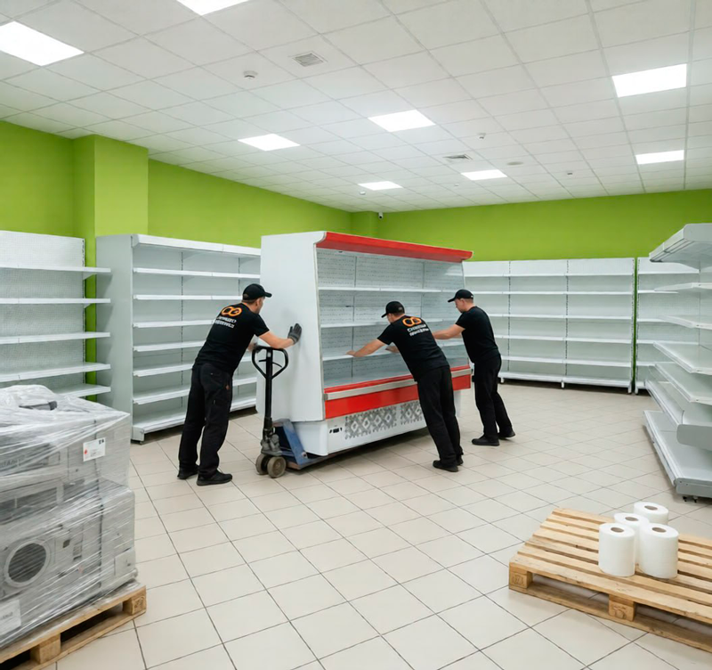 Переезд магазина в Тихвине